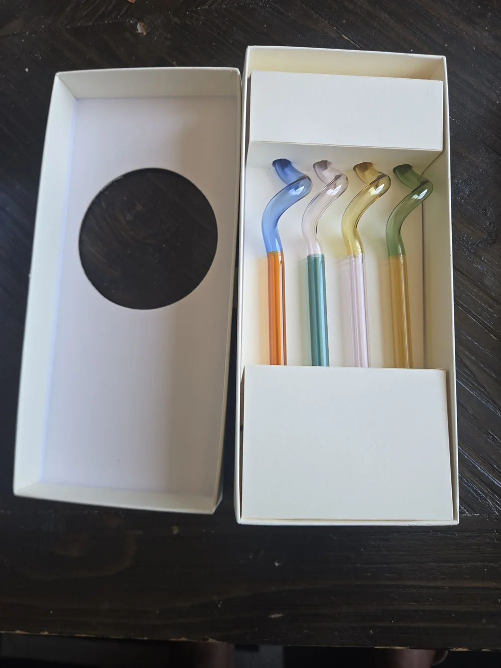 HAY SIP Spiral Glass Straws - Multicolor